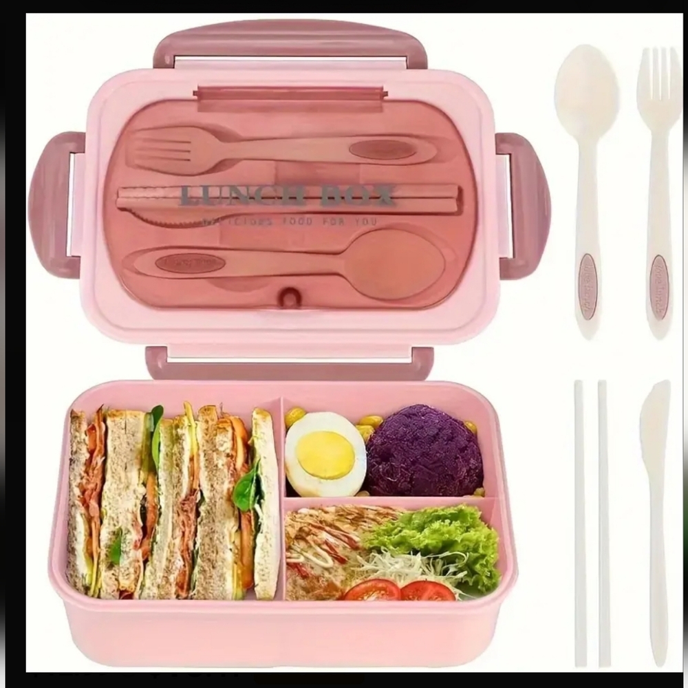 Lunch Box Bento Food Storage Container - Pink